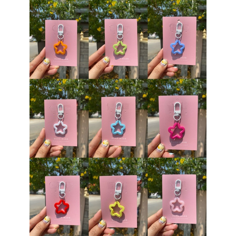 พวงกุญแจลายดาว งานน่ารักๆๆ สินค้าพร้อมส่ง