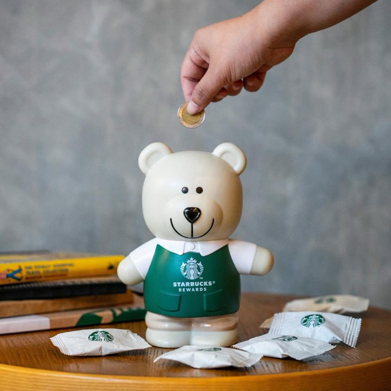Starbucks Thailand Barista Bear Piggy bank