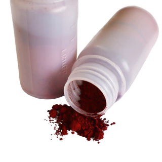 ผงบักเต้า ตีเส้น สีแดง ใช้เติมบักเต้า ตีเส้น จำนวน 6 ขวด หรือแนวพื้นไม้เพื่อตัด บักเต้าตีเส้น สีบักเต้า บรรจุ 20 CC