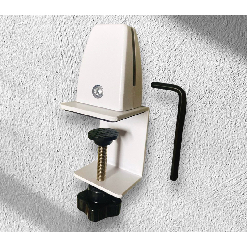 ขาจับแผ่นกั้นโต๊ะ ใช้หนีบขอบโต๊ะ วัสดุแข็งแรงเหล็กทั้งชิ้น