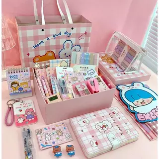 SET เครื่องเขียนน่ารัก ชุดเครื่องเขียน เซ็ตเครื่องเขียน สุดคุ้ม ราคาถูก ได้ของหลากหลาย สินค้าน่ารักทุกชิ้น พร้อมส่ง