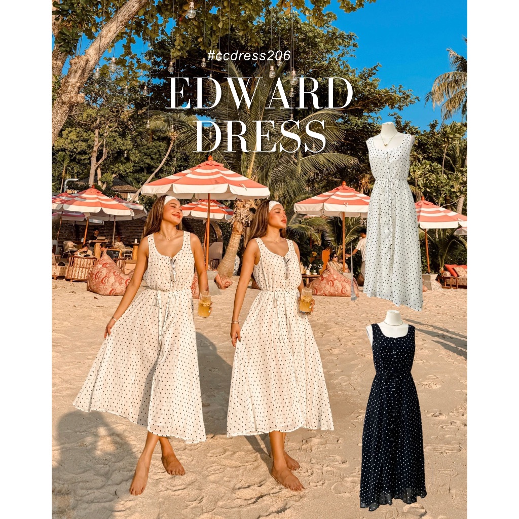 Chuuclothing Edward dress ลด 15% จาก 760฿ เหลือ 646฿ [พร้อมส่ง]