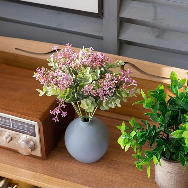 OurHome [พร้อมส่ง] ยูคาลิปตัส Artificial Eucalyptus ตกแต่งงานแต่งงาน ดอกไม้ปลอม ดอกไม้ประดับห้อง อุปกรณ์ประกอบฉากภาพ กา ราคา ถูกที่สุด ดีลบีเคเค แกลเลอรีภาพที่ 5