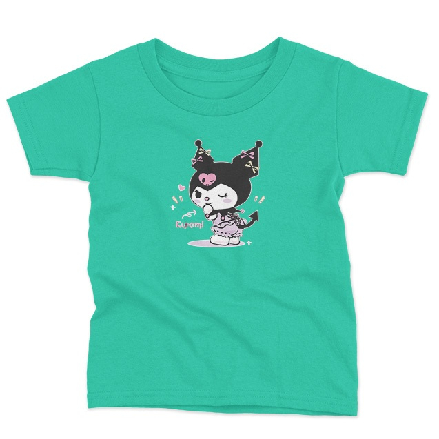 เสื้อเด็ก kuromi 2 Hello Kitty น่ารัก ผ้าคอลต้อน คุโรมิ ซานริโอ้ พร้อมส่ง