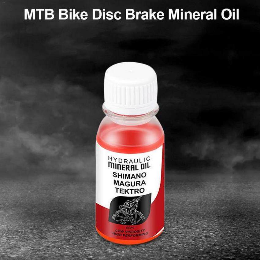 น้ำมันเบรคจักรยาน สำหรับดิสก์น้ำมัน Shimano, Tektro, Magura หรือยี่ห้ออื่นๆ ที่ใช้น้ำมัน mineral oil(สีแดง)