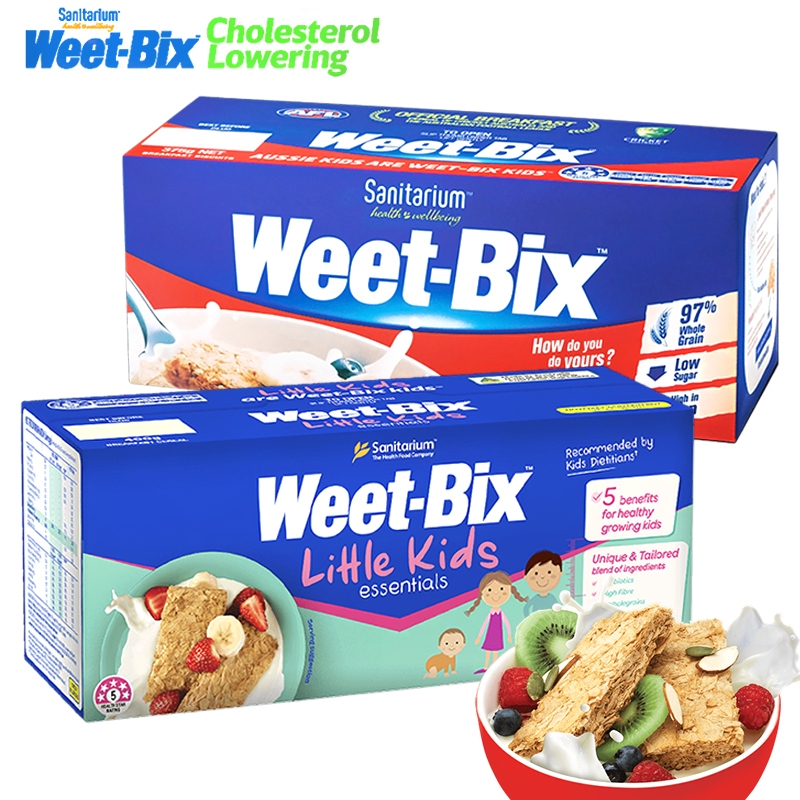 Weet-Bix ซีเรียล ธัญพืชอัดแท่ง อบกรอบ 375 กรัม