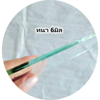 แผ่นกระจกใส แผ่นเล็ก ลบคมลบมุมเรียบร้อย สั่งตัดขนาดที่ต้องการได้ *We can cut glass to your specifications.