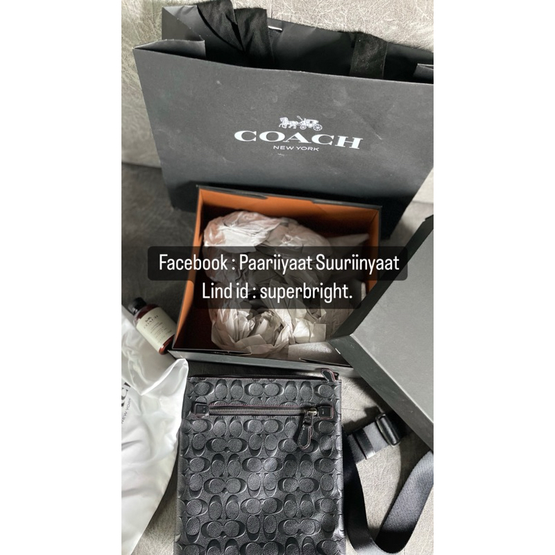 กระเป๋าสะพาย คาดอก Coach ของแท้ มือสอง