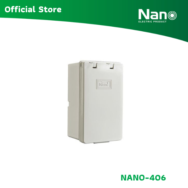 NANO กล่องฝาปิดกันน้ำ 3x5.5"/78x142.5x63 mm (30 ชิ้น/กล่อง) รุ่น NANO-406