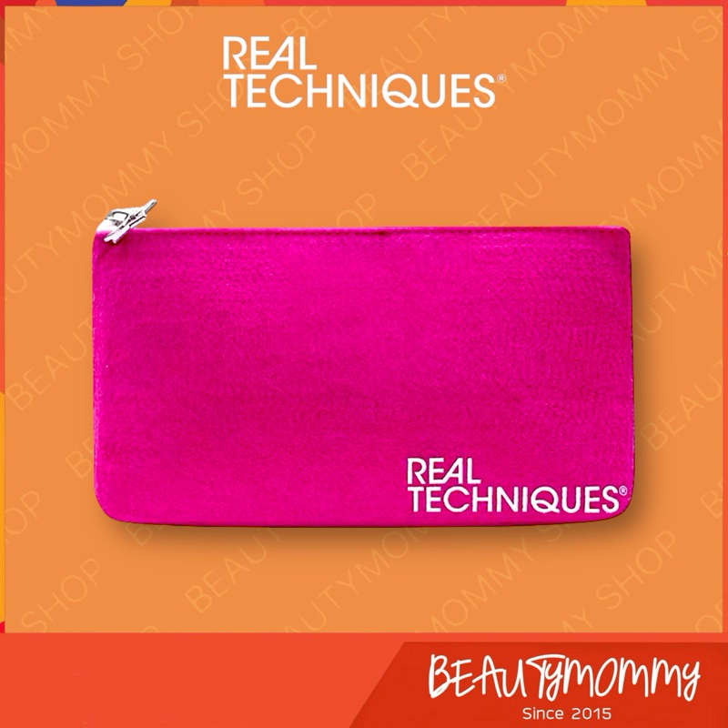 REAL TECHNIQUES Brush Bag กระเป๋าใส่แปรงแต่งหน้าและเครื่องสำอางค์ล่าสุด (จำนวนจำกัด)