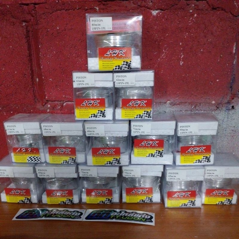 ลูกLHK 53-80มิล สลัก15มิล  ลูกLHK53-80m สลัก15m ลูกสูบหัวนูนLHK