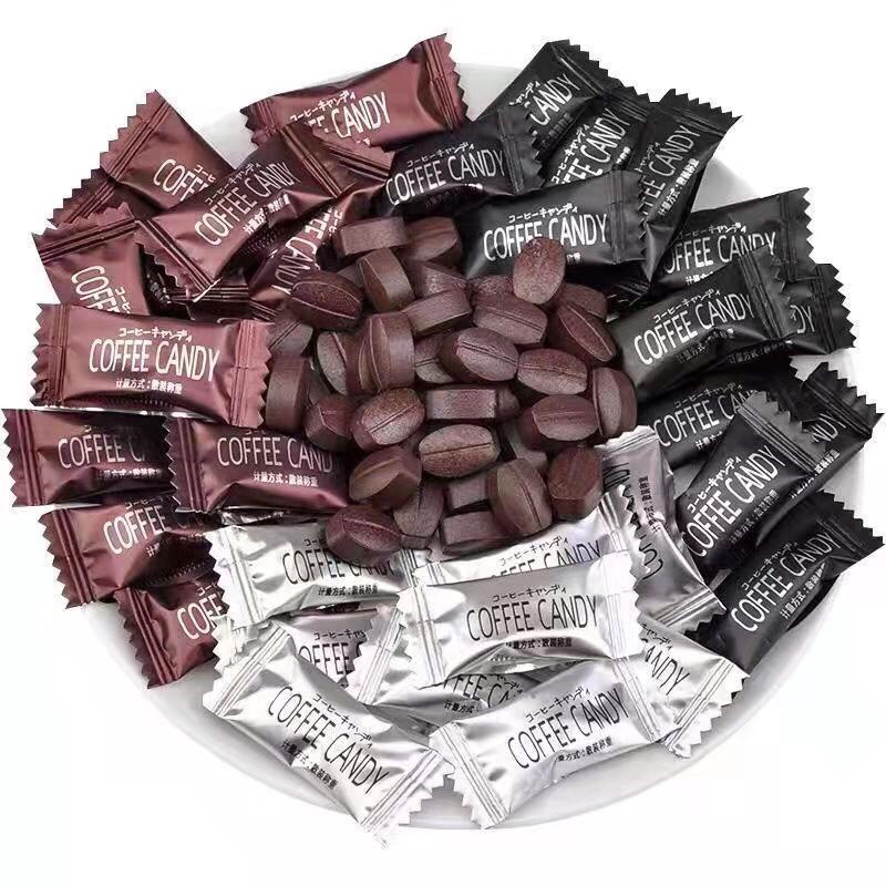 พร้อมส่ง!!!! ของกินเล่น ลูกอม ลูกอมกาแฟ ลูกอมกาแฟแท้ อัดเม็ด Coffee candy (คละรส)