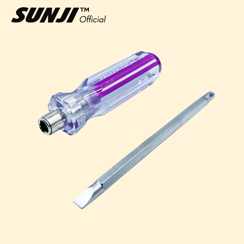 JIALIJIA - ไขควงสลับปรับด้าน 1.5 นิ้ว , 4 นิ้ว l Screwdriver (2 in 1) 1.5 Inches , 4 Inches