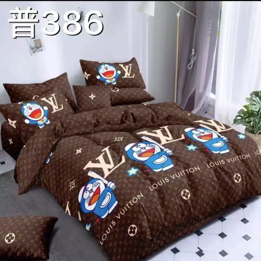 ชุดเครื่องนอน Doraemon ผ้าปูที่นอน ผ้านวม ปลอกหมอน 3.5/5/6 ฟุต thumbnail 4