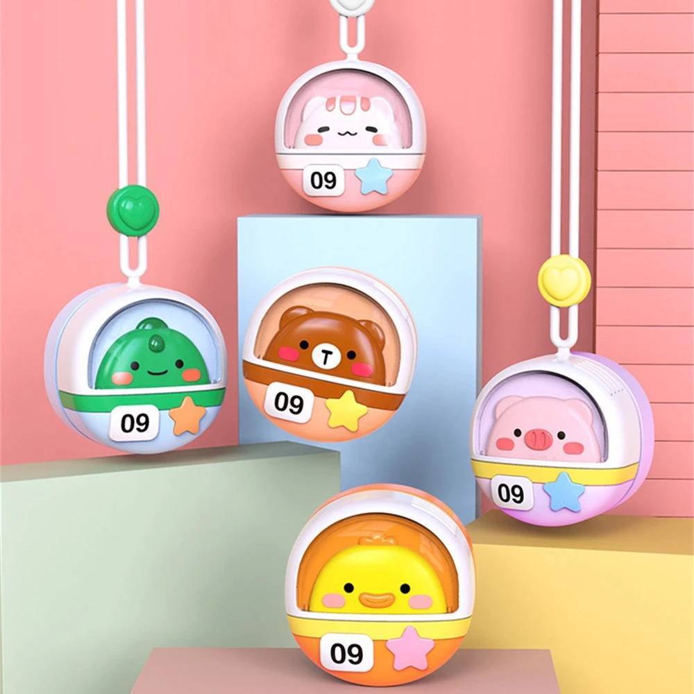 พัดลมจิ๋วห้อยคอ ปรับได้3ระดับ ตัวการ์ตูน น่ารักๆ พกพาสะดวกชาร์USB