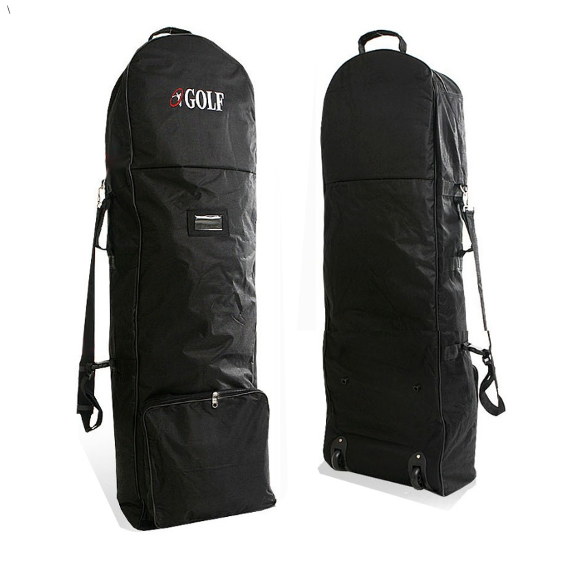 poodoo กระเป๋าคลุมถุงกอล์ฟ GOLF BAG COVER  มีล้อลาก พับเก็บได้ พกพากสะดวก