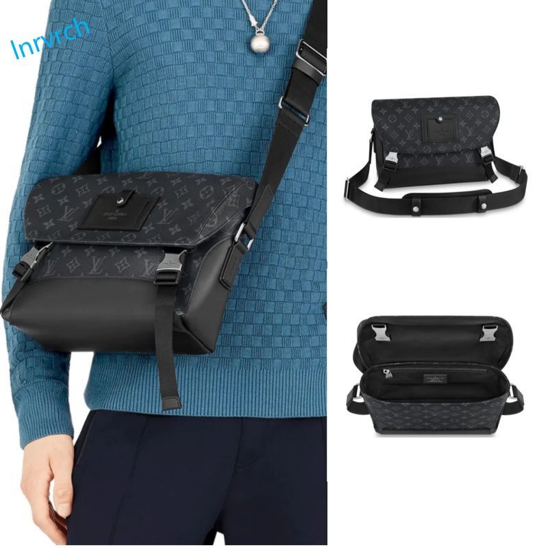 [พรีเซลล์ยุโรป] LOUIS VUITTON Messenger PM Voyager ผ้าใบเคลือบ/กระเป๋าสะพาย/กระเป๋าสะพาย/กระเป๋าผู้ช