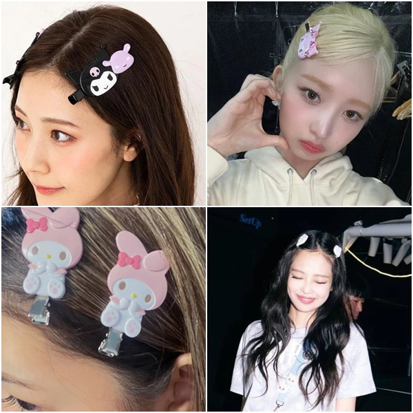 🌸กิ๊บSANRIO กิ๊บซานริโอ้ กิ๊บไอดอล กิ๊บติดผม Sanrio Hair Clip แท้ จากญี่ปุ่น Kitty-Cinnamoroll-Kuromi-PomPom-MyMelody thumbnail 7