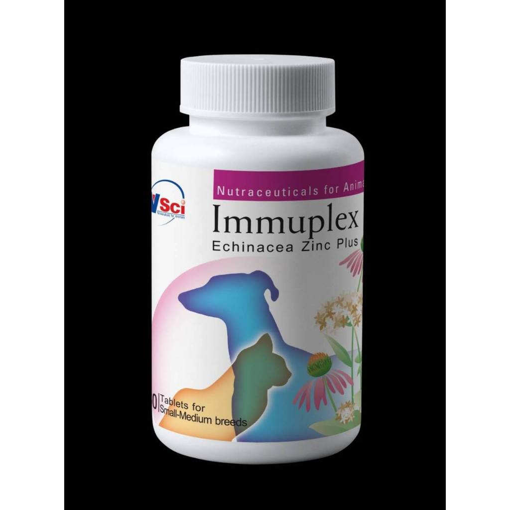 Immuplex B 60 Capsules(แพ็คเกจใหม่)อาหารเสริมภูมิต้านทานสำหรับสุนัข จำนวน 1 กระปุก