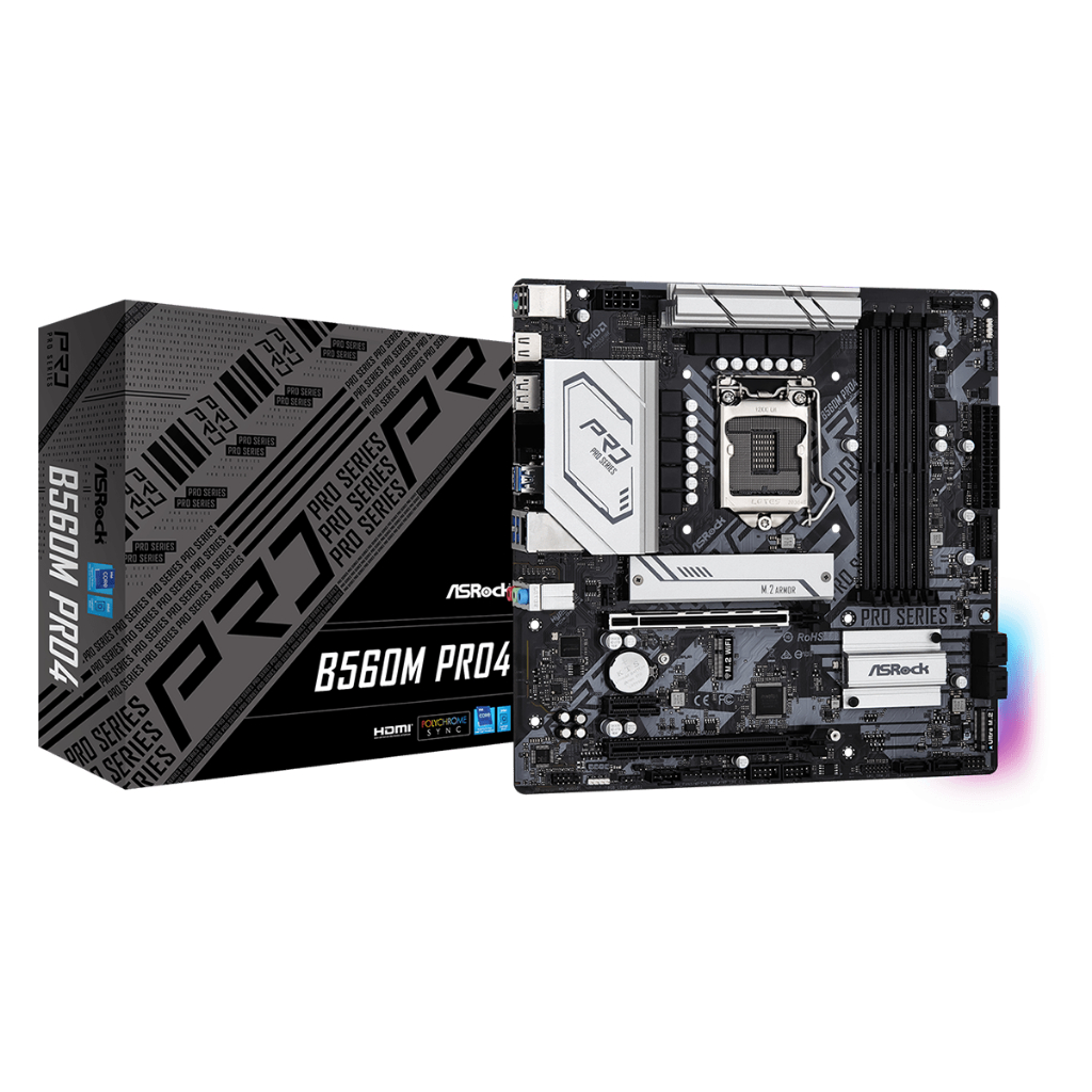 MAINBOARD (เมนบอร์ด) 1200 ASROCK B560M PRO4 พร้อมส่ง