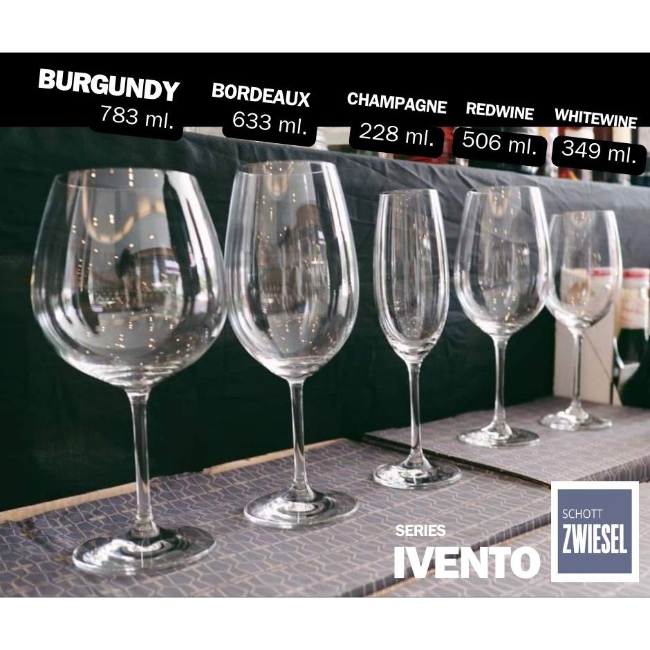 SCHOTT ZWIESEL แก้วไวน์คริสตัล รุ่น Ivento  made in Germany บรรจุ 1 ใบ (no box)