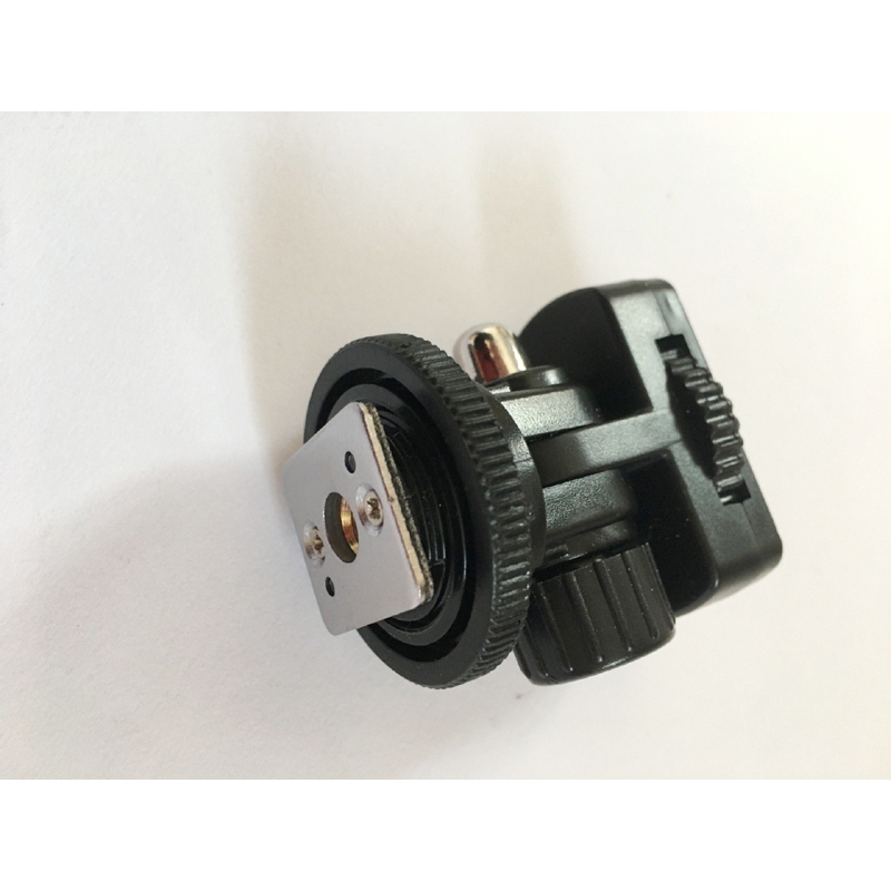 PTZแบบ Hot-Shoe ที่สามารถหมุนได้หลายมุม PTZอเนกประสงค์รุ่นที่2 พร้อมสกรู/4นิ้ว 1/4" Screw Thread Hot Shoe Mount apdater