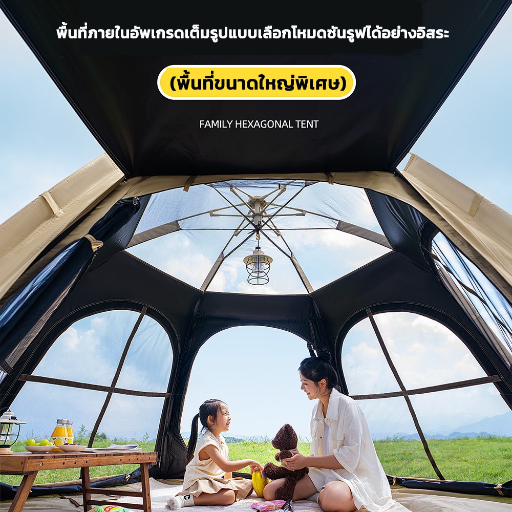 เต็นท์ เต้นท์แคมปิ้ง เต็นท์สนาม เต้นท์กางอัตโนมัติ รูปที่ 4