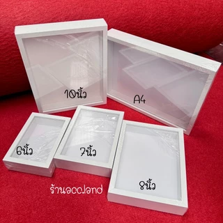 [พร้อมส่ง] กรอบรูปไม้ กรอบรูปอะคริลิค ลึก3ซม. กรอบรูป ใส่ ดอกไม้แห้ง วางได้แนวตั้ง/นอน มีรูแขวน DIY มินิมอล ราคา/ชิ้น
