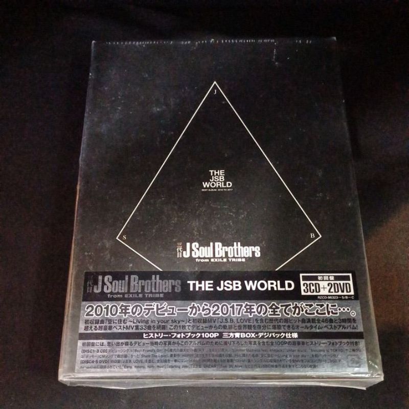 Cd citypop ซีดีเพลงญี่ปุ่น J Soul Brothers from EXILE TRIBE ; THE JSB WORLD  [ 3CD +2DVD+Photobook +กล่องสวม]*