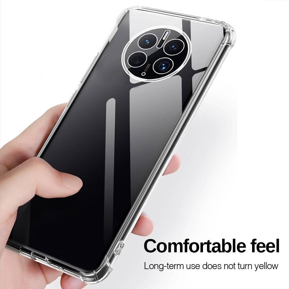 Huawei Mate 50 Pro(ส่งในไทย)เคสใสกันกระแทกแบบคลุมกล้องHuawei Mate50/Mate 50Pro/Mate40/Mate 40Pro/Mat