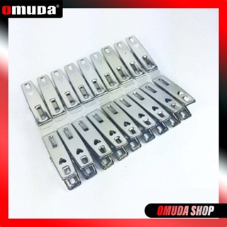 OMUDA_SHOP กิ๊บหนีบผ้าสแตนเลส 20ตัว/แพ็ค