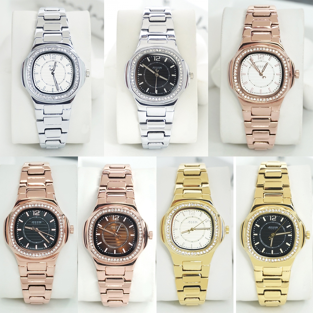 Julius นาฬิกาข้อมือผู้หญิง สายสแตนเลส รุ่น JA-711 (JA-711A, JA-711B, JA-711C, JA-711D, JA-711E,JA-71