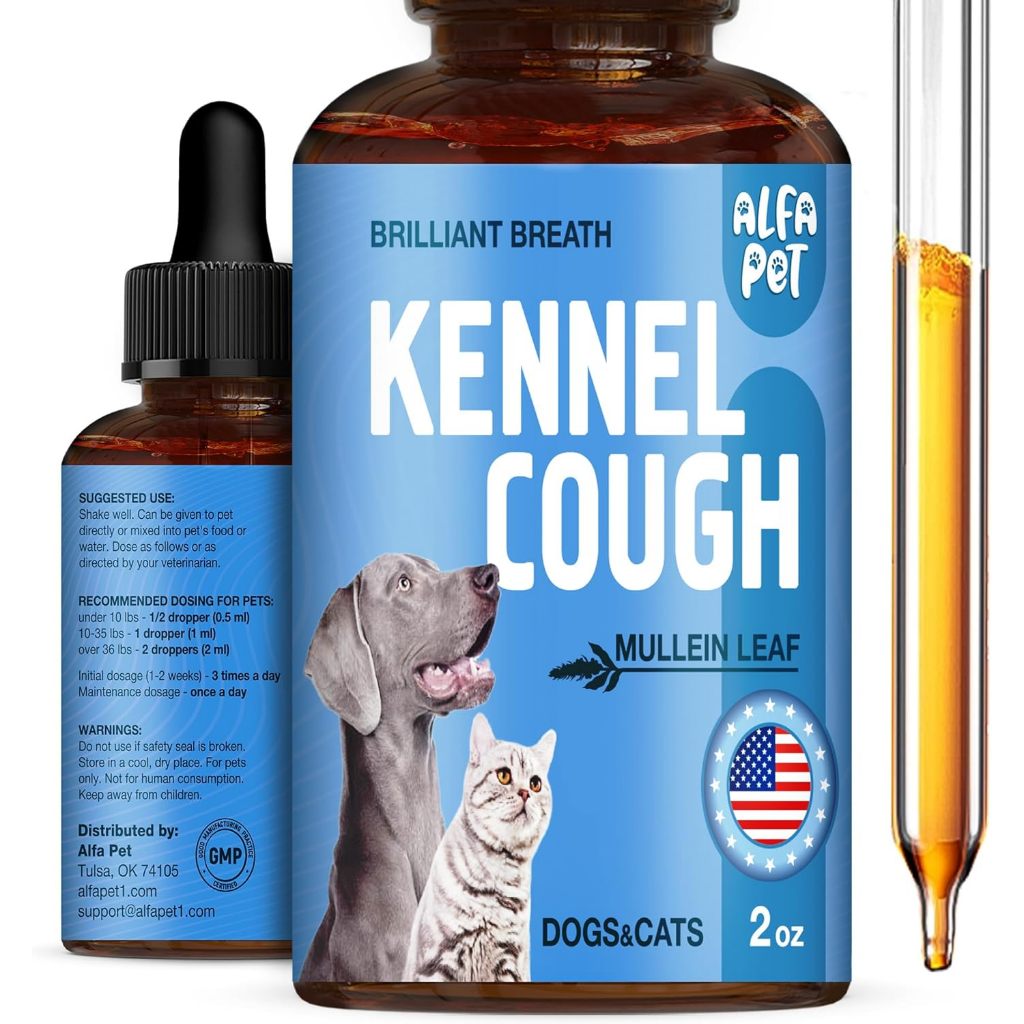 Alfa Pet Kennel Cat & Dog บำรุงคอ หลอดลม เสริมภูมิ สกัดธรรมชาติล้วน อาหารเสริมสุนัข-แมว (ผลิตอเมริกา