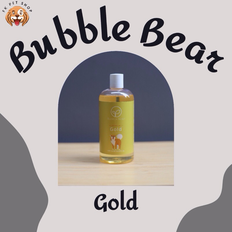 Bubble Bear PREMIUM Gold Shampoo 500ml