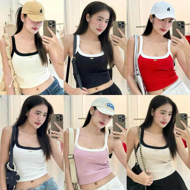 IVY TANK TOP 🍋🟩 เสื้อกล้าม เสื้อสายเดี่ยว unigam