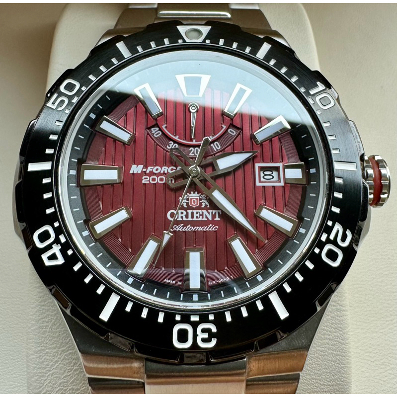 Orient M Force Red Wine Automatic Power Reserve