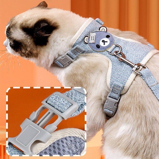 ✨ สายจูงสัตว์เลี้ยง สายจูงแมวรัดอก จูงหมา สําหรับสัตว์เลี้ยง เสื้อรัดอกหมา สุนัข สายจูงแมว สายจูงสัตว์เลี้ยง สายรัดอก