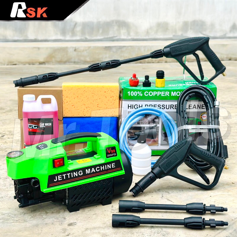เซ็ตเครื่องฉีดนํ้าแรงดันสูง RSK 400บาร์ พร้อมของแถมแบบจัดเต็ม