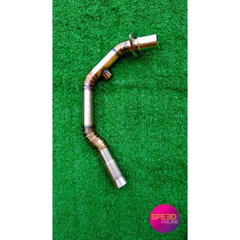 คอท่อเลส vespa sprint 150 25-28mm(Z) ราคาถูก อะไหล่มอเตอร์ไซค์ อะไหล่แต่ง อะไหล่สวยงาม