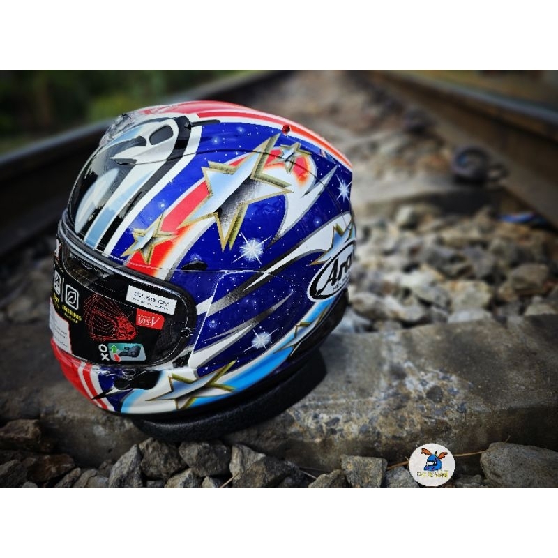 หมวกกันน็อคเต็มใบ Arai RX-7X NAKANO RED'99 ของแท้100% จาก ผู้ผลิตJapan
