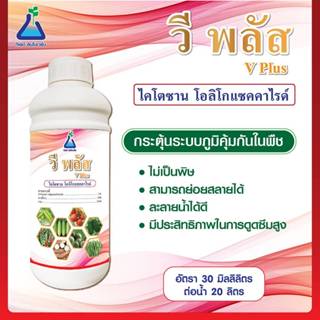 วีพลัส ขนาด 1 ลิตร ไคโตซาน โอลิโกแซคคาไรด์ ดูแลพืช จาก ทีเอบ…