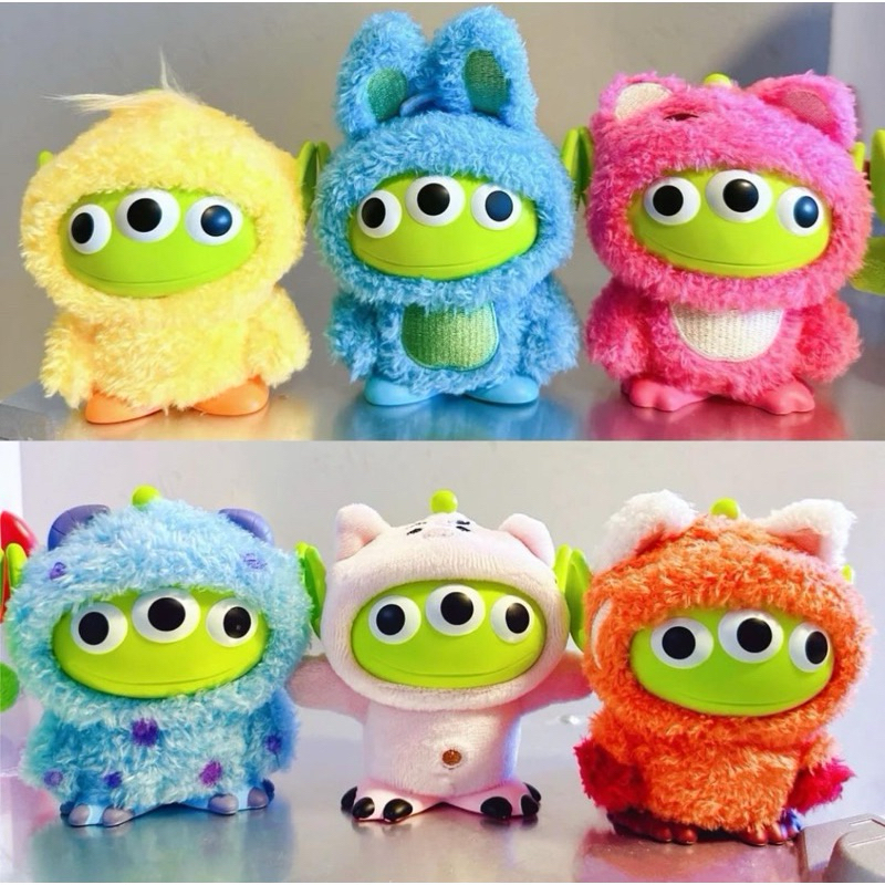 โมเดล ได้ 1 ตัว | Disney - Toy Story - Aliens Green Man Plush Costume Series by MGL Toys