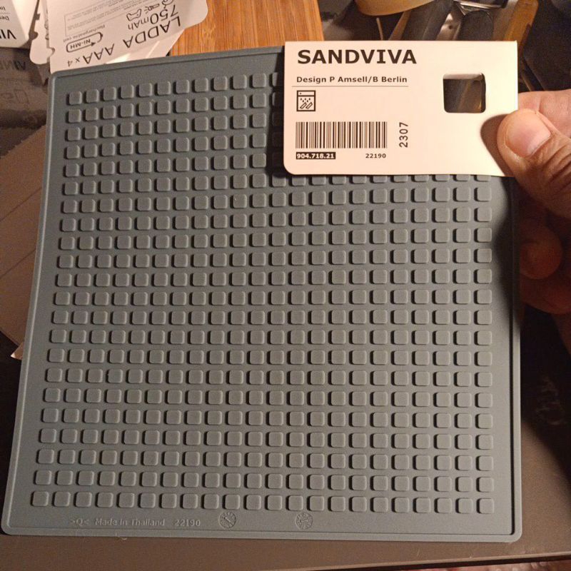 IKEAshopping IKEA sandviva ยางซิลิโคนกันความร้อน วางหม้อร้อน จับของร้อน