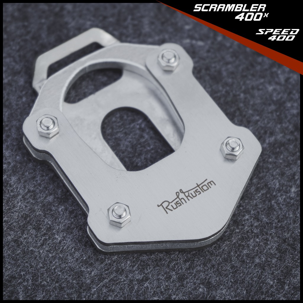 RUSH Kustom ตีนเป็ดรองขาตั้ง Triumph Speed400 / Scrambler400x