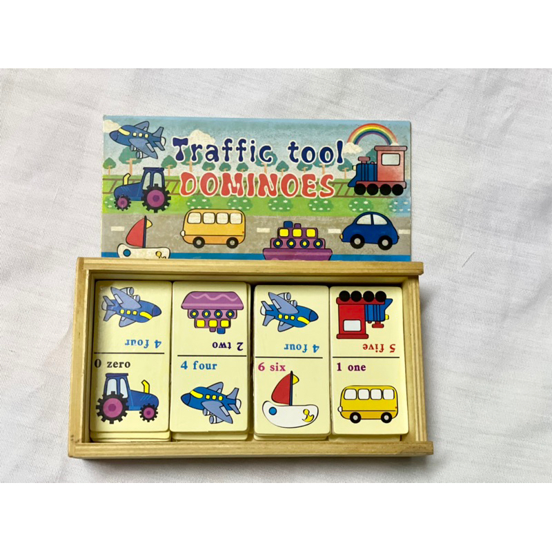 domino โดมิโนไม้ สื่อการสอนเด็ก