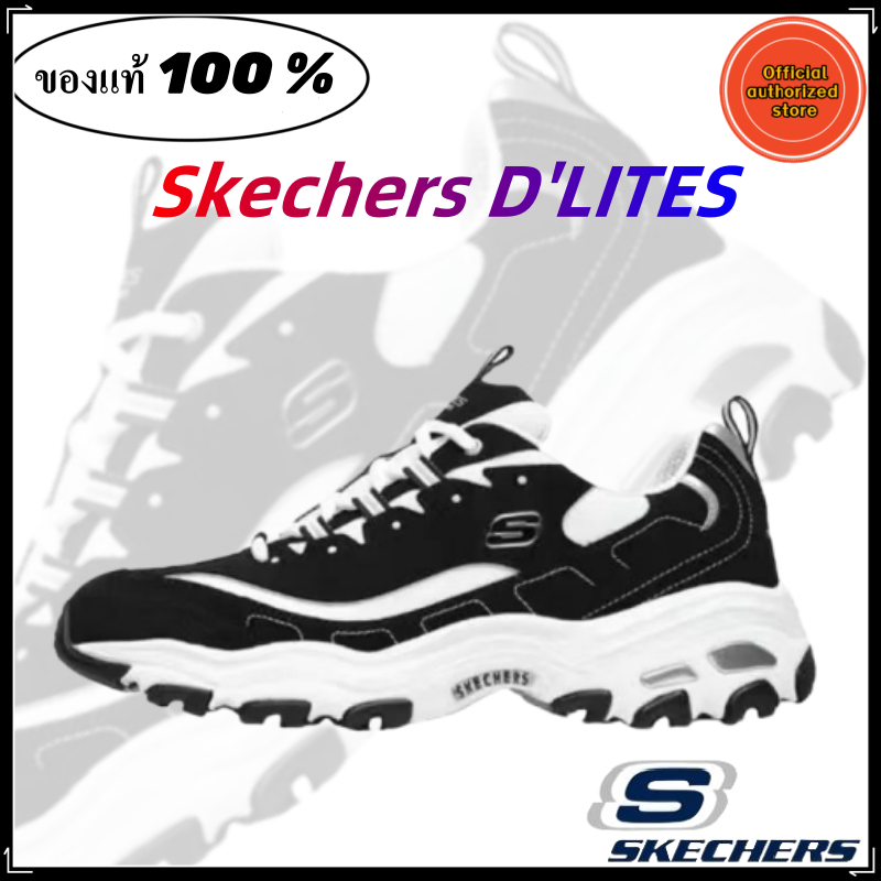 Skechers สเก็ตเชอร์ส รองเท้าผู้หญิง รองเท้าลำลองชาย และหญิงสีดำ และดำแพนด้า