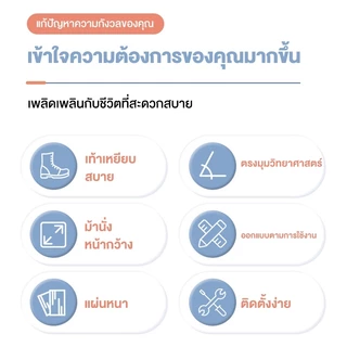 ที่วางเท้า 30*24*15cm ที่พักขา บรรเทาความเหนื่อยล้า แช่เท้า นวดฝ่าเท้า ที่พักเท้าใต้โต๊ะ Footrest