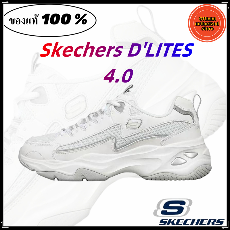 Skechers สเก็ตเชอร์ส รองเท้าผู้หญิง Women and man D'lites 4.0 Sport shoes ของแท้ 100 %