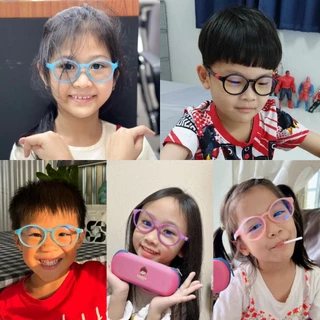 แว่นกรองแสงสีฟ้าเด็ก ดูมือถือ*เลนส์ตัดใหม่ TOG Nanoblue* แว่นตาเด็ก ขาบิดงอได้ เด็กเล็ก TMT08 4-9 ปี