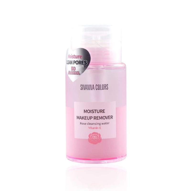 💗[180ml.]SIVANNA COLORS Moisture Makeup Remover Rose Cleansing Water HF103 I ซีเวนน่า คัลเลอร์ส คลีนซิ่ง